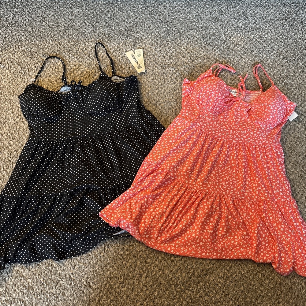 Lot Of 2 No Boundaries Women's Tiered Mini Dresses Size XXL 20